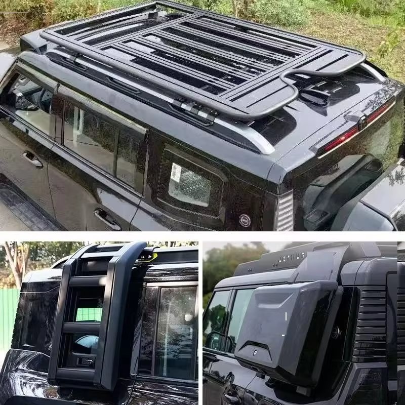 Model Automotive Upgrade Accessories - Luggage Rack, Roof Platform, Aluminum Luggage Rack for Jetour T1 Accessory Roof Rack.
