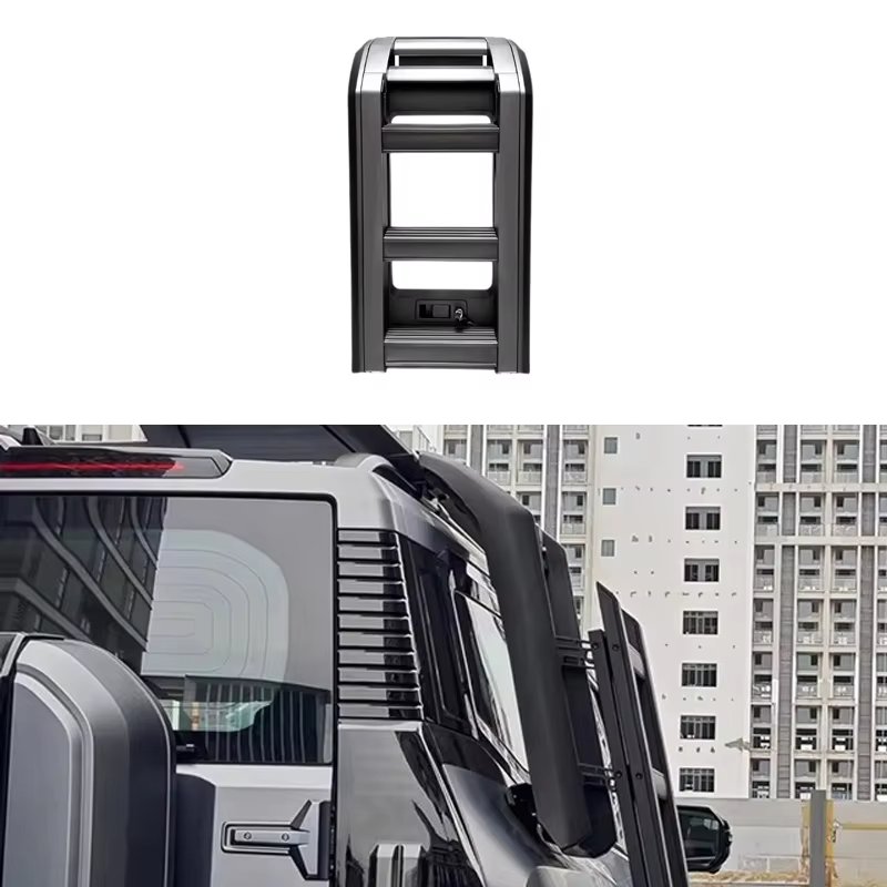 For Jetour T2 Car Side Ladder Exterior Accessories Modified Roof Side Climbing Ladder for Jetour Body Kit